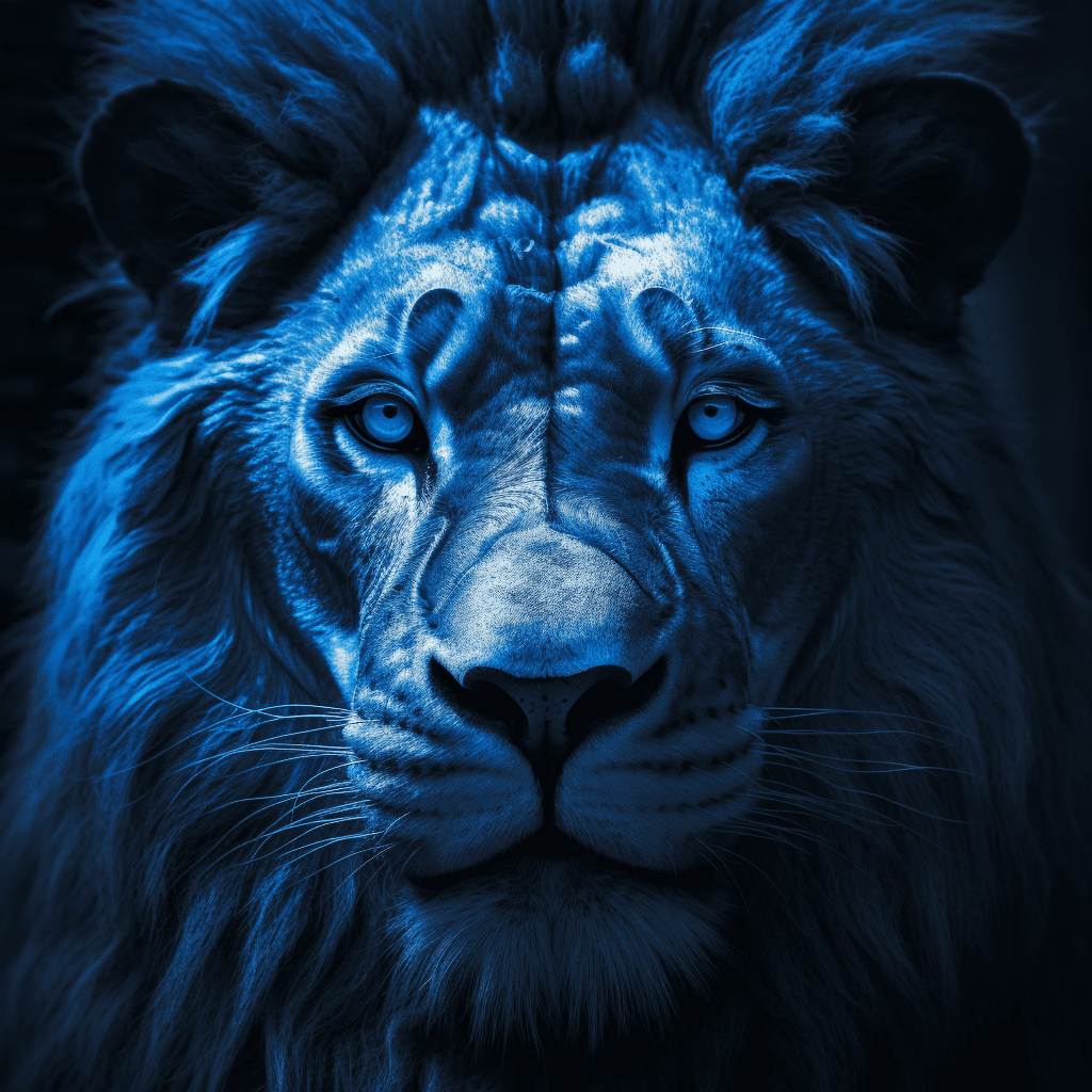 ashliewalton_electric_blue_lion_face_close_up_on_a_black_backgr_029a60fb-b35c-41e0-b98f-ee24c8c0abe0