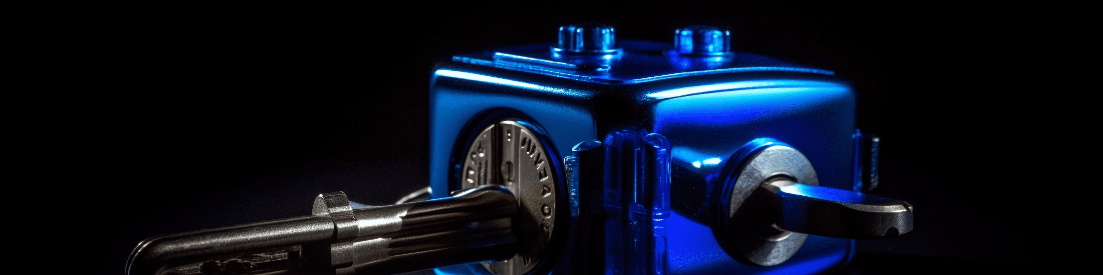 ashliewalton_electric_blue_lock_and_key_on_black_background_f6fc75a0-1ae0-430d-ad11-69669e18aab3